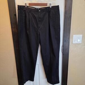 Cabela's Men's Classic Black Pleated Trousers 42X30